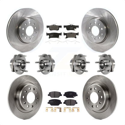 [Avant + Arrière] Kit d'ensemble roulement de roue et moyeu pour Buick Envision avec 288mm Diameter Rotor KBB-123975 par Transit Auto