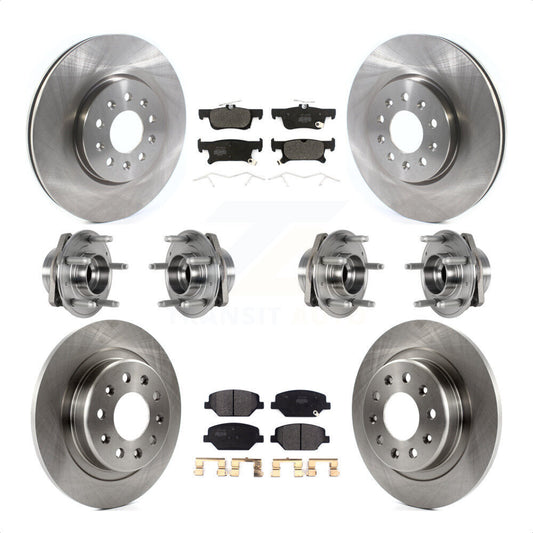 [Avant + Arrière] Kit d'ensemble roulement de roue et moyeu pour Buick Envision avec 288mm Diameter Rotor KBB-123975 par Transit Auto