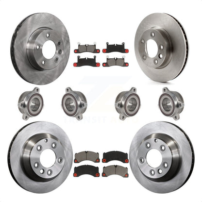 [Avant + Arrière] Kit d'ensemble roulement de roue et moyeu pour 2016 Volkswagen Touareg KBB-123983 par Transit Auto