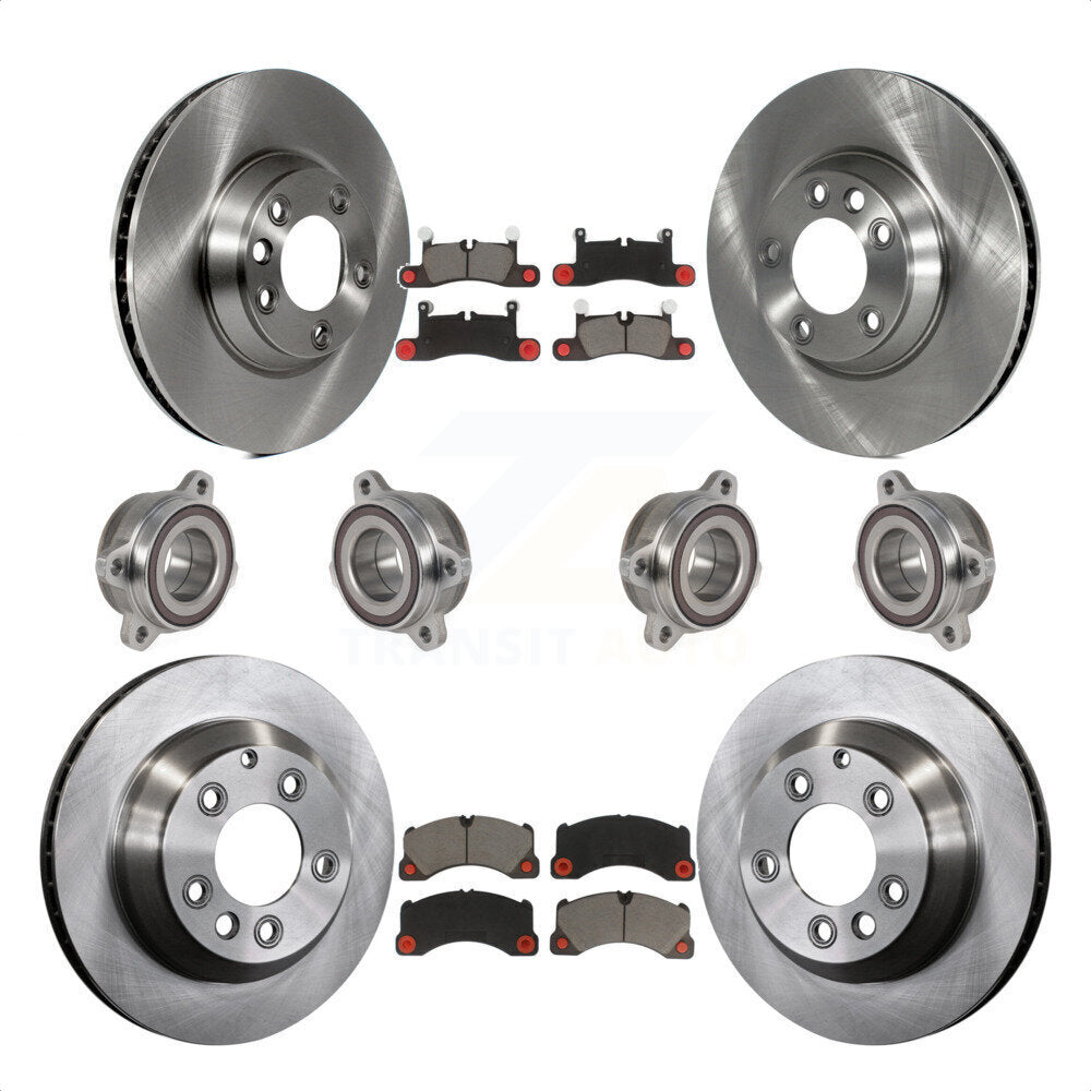 [Avant + Arrière] Kit d'ensemble roulement de roue et moyeu pour Porsche Cayenne KBB-123984 par Transit Auto