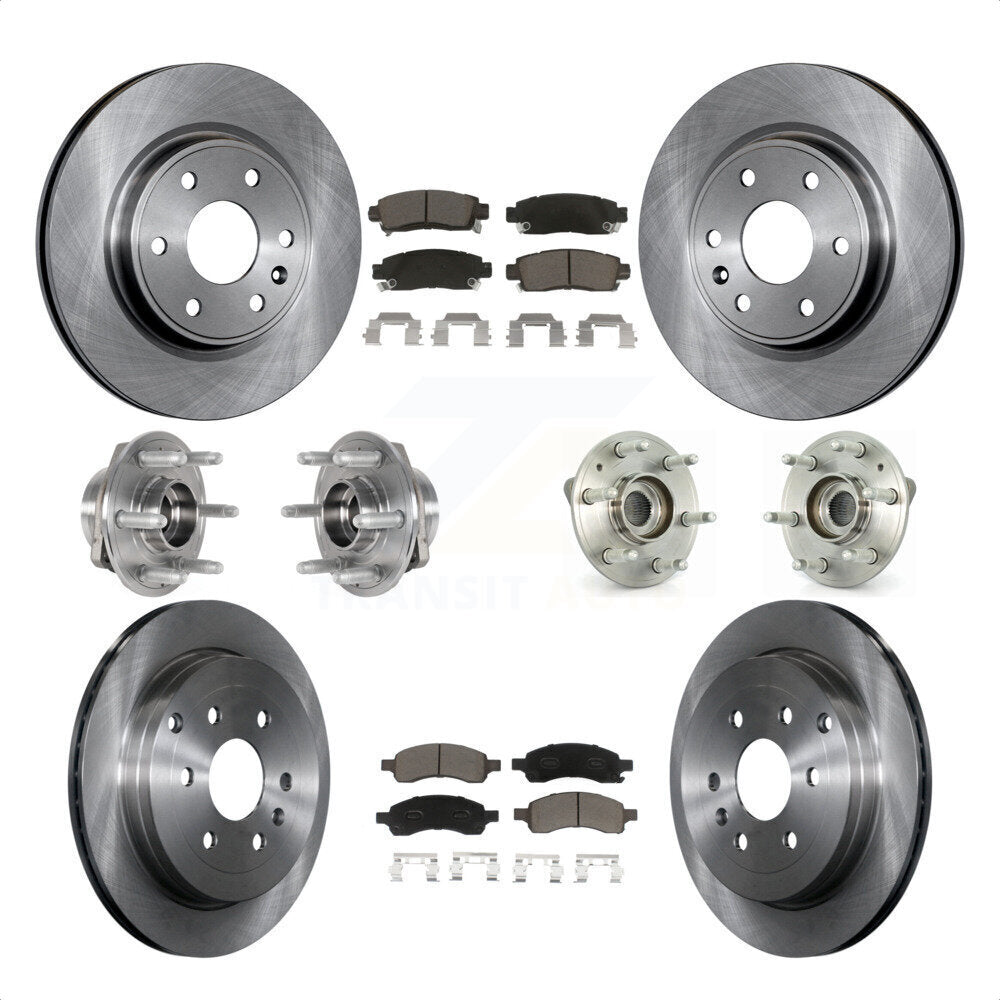 [Avant + Arrière] Kit d'ensemble roulement de roue et moyeu pour 2017 Buick Enclave AWD KBB-123991 par Transit Auto