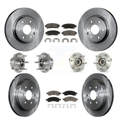 [Avant + Arrière] Kit d'ensemble roulement de roue et moyeu pour 2017 Buick Enclave AWD KBB-123991 par Transit Auto