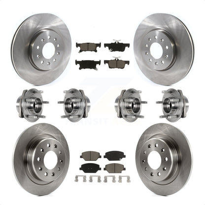 [Avant + Arrière] Kit d'ensemble roulement de roue et moyeu pour Buick Envision avec 288mm Diameter Rotor KBB-123992 par Transit Auto