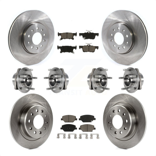 [Avant + Arrière] Kit d'ensemble roulement de roue et moyeu pour Buick Envision avec 288mm Diameter Rotor KBB-123992 par Transit Auto
