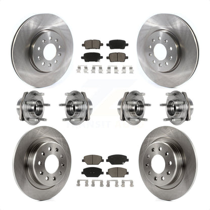 [Avant + Arrière] Kit d'ensemble roulement de roue et moyeu pour 2017-2018 Buick LaCrosse AWD avec 17" Factory Wheels KBB-123994 par Transit Auto
