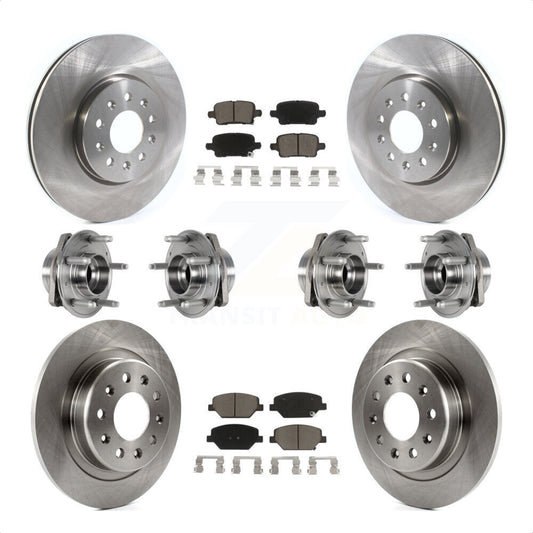 [Avant + Arrière] Kit d'ensemble roulement de roue et moyeu pour 2017-2018 Buick LaCrosse AWD avec 17" Factory Wheels KBB-123994 par Transit Auto
