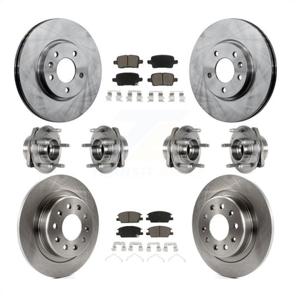 [Avant + Arrière] Kit d'ensemble roulement de roue et moyeu pour 2017-2018 Buick LaCrosse AWD avec 16" Factory Wheels KBB-123995 par Transit Auto