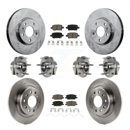 [Avant + Arrière] Kit d'ensemble roulement de roue et moyeu pour 2017-2018 Buick LaCrosse AWD avec 16" Factory Wheels KBB-123995 par Transit Auto