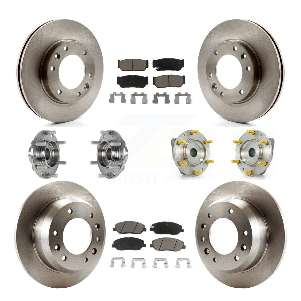[Avant + Arrière] Kit d'ensemble roulement de roue et moyeu pour Kia Sedona Hyundai Entourage To 04/27/06 KBB-123999