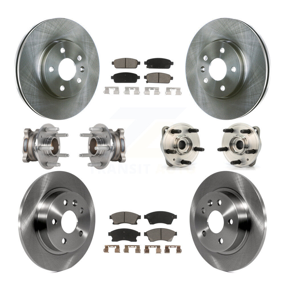 [Avant + Arrière] Kit d'ensemble roulement de roue et moyeu pour Chevrolet Cruze Limited KBB-124001