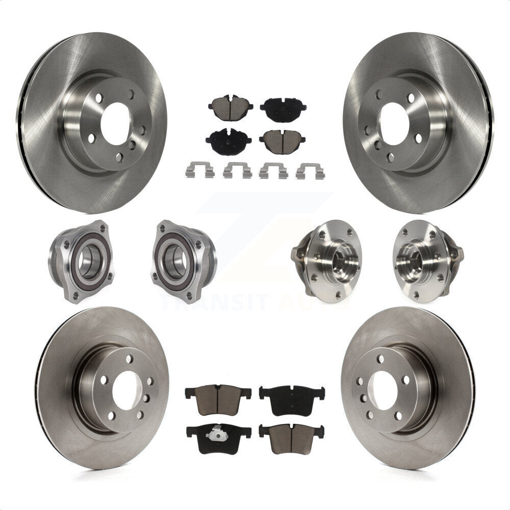 [Avant + Arrière] Kit d'ensemble roulement de roue et moyeu pour BMW X3 X4 KBB-124002 par Transit Auto