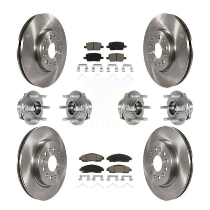 [Avant + Arrière] Kit d'ensemble roulement de roue et moyeu pour 2018-2020 Chevrolet Traverse 4WD KBB-124003