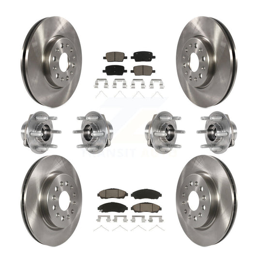[Avant + Arrière] Kit d'ensemble roulement de roue et moyeu pour 2018-2020 Chevrolet Traverse 4WD KBB-124003