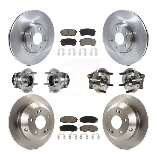 [Avant + Arrière] Kit d'ensemble roulement de roue et moyeu pour 2015-2019 Kia Sedona KBB-124004