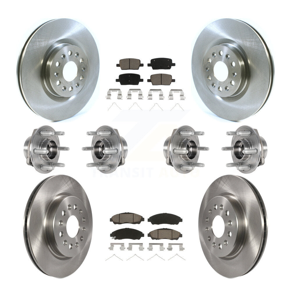 [Avant + Arrière] Kit d'ensemble roulement de roue et moyeu pour 2018-2019 Cadillac XT5 4WD KBB-124014
