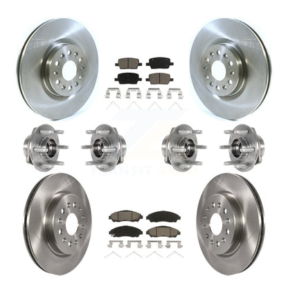 [Avant + Arrière] Kit d'ensemble roulement de roue et moyeu pour 2018-2019 Cadillac XT5 4WD KBB-124014