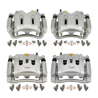 [Avant et Arrière] Étrier de frein pour 2008-2012 Ford F-350 Super Duty F-250 KBC-100071