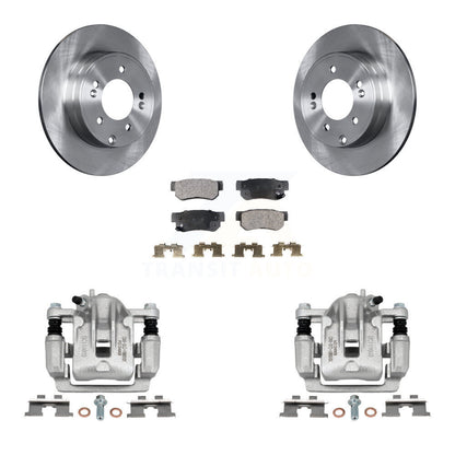 [Arrière] Disque et plaquette de frein pour 2006 Hyundai Sonata 3.3L To 03 06 KC8-100029T