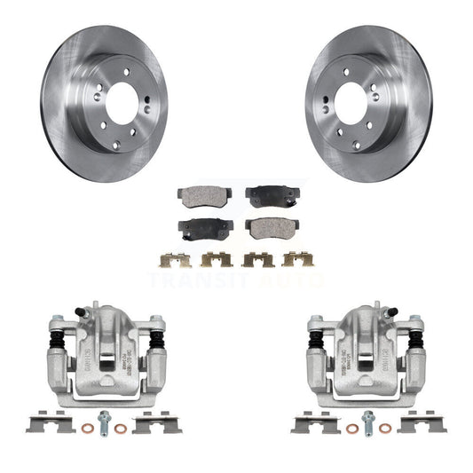 [Arrière] Disque et plaquette de frein pour 2006 Hyundai Sonata 3.3L To 03 06 KC8-100029T