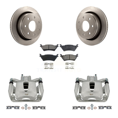 [Arrière] Disque et plaquette de frein pour 2012-2014 Ford F-150 With 7 Lug Wheels KC8-100035T