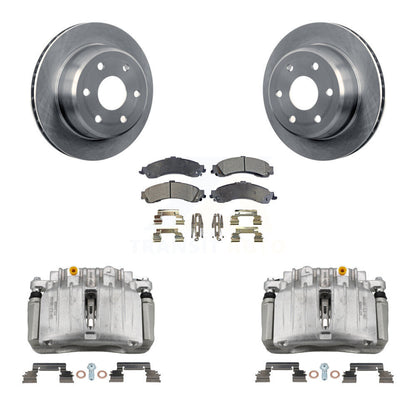 [Arrière] Disque et plaquette de frein pour Chevrolet Silverado 1500 GMC Avalanche XL KC8-100061T