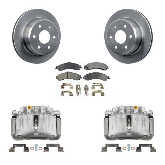 [Arrière] Disque et plaquette de frein pour Chevrolet Silverado 1500 GMC Avalanche XL KC8-100061T