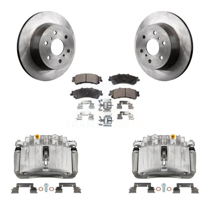 [Arrière] Disque et plaquette de frein pour 07 GMC Sierra 1500 Classic With 7200 Lb GVW KC8-100077T