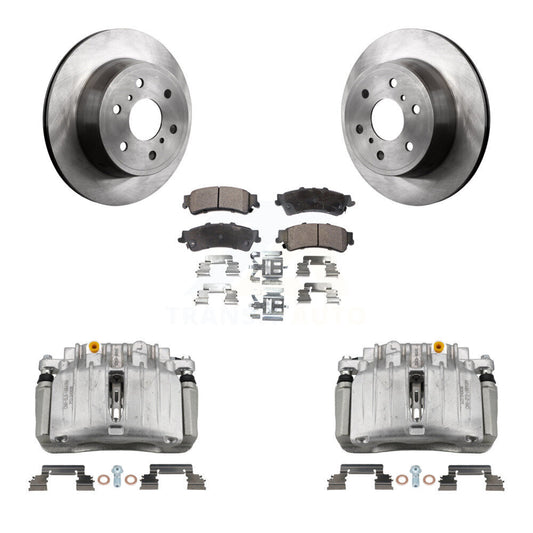 [Arrière] Disque et plaquette de frein pour 07 GMC Sierra 1500 Classic With 7200 Lb GVW KC8-100077T
