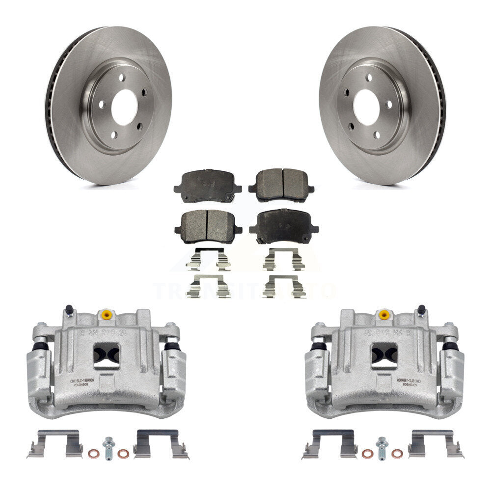 [Avant] Disque et plaquette de frein pour Pontiac G6 With Dual Piston KC8-100080P