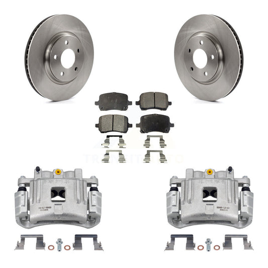 [Avant] Disque et plaquette de frein pour Pontiac G6 With Dual Piston KC8-100080P