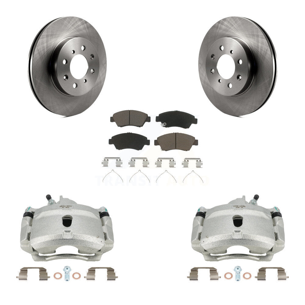 [Avant] Disque et plaquette de frein pour Honda Civic Si with 1.7L With 4 Lug Wheels KC8-100118C