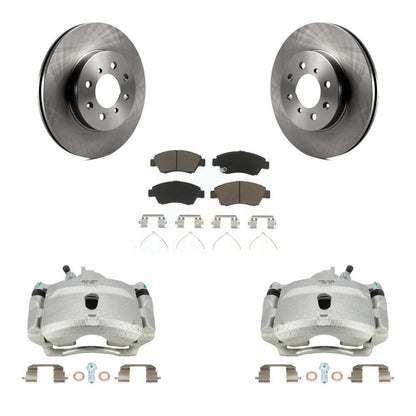 [Avant] Disque et plaquette de frein pour Honda Civic Si with 1.7L With 4 Lug Wheels KC8-100118C