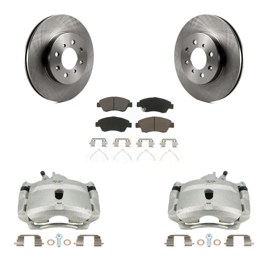 [Avant] Disque et plaquette de frein pour Honda Civic Si with 1.7L With 4 Lug Wheels KC8-100118C