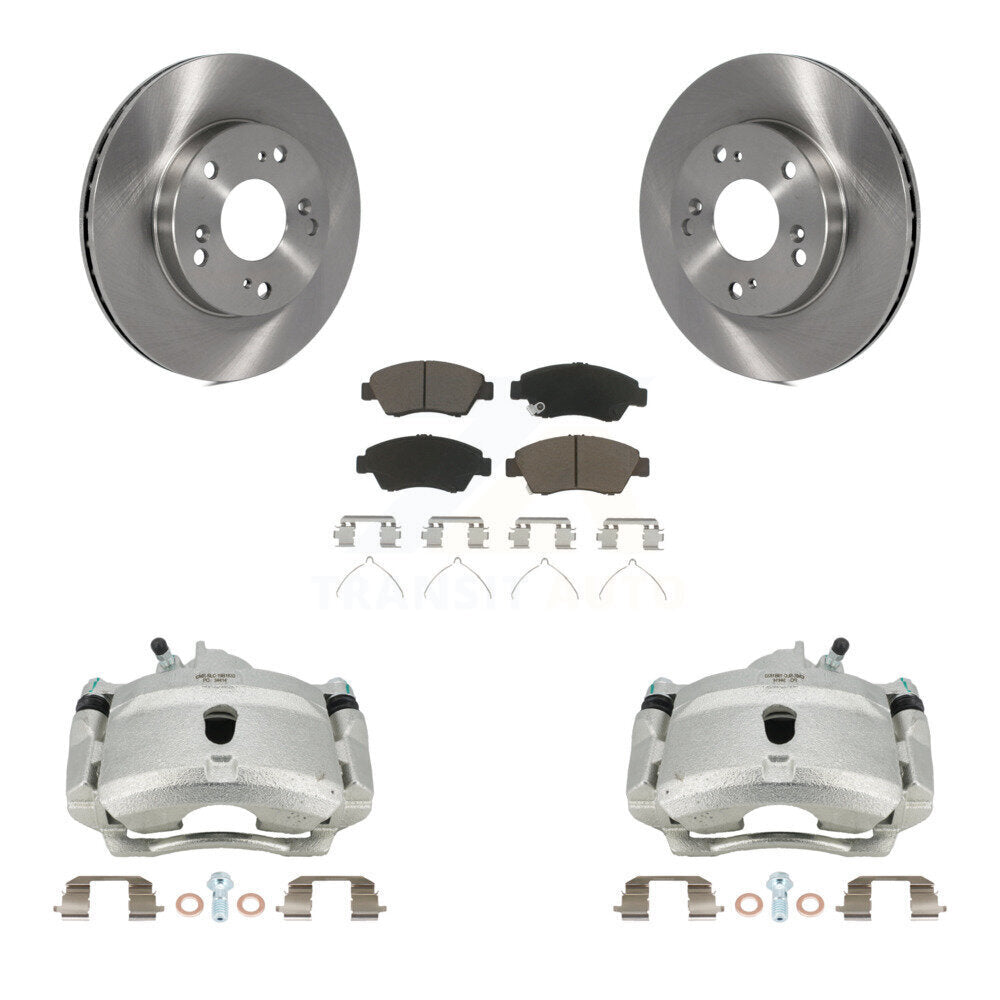 [Avant] Disque et plaquette de frein pour Honda Civic Si with 1.7L With 5 Lug Wheels KC8-100119C