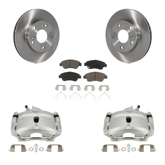 [Avant] Disque et plaquette de frein pour Honda Civic Si with 1.7L With 5 Lug Wheels KC8-100119C