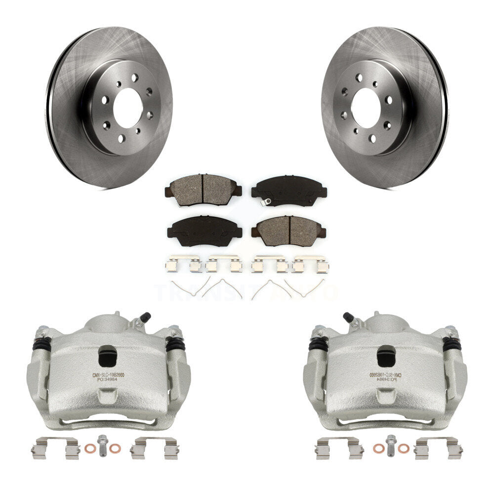 [Avant] Disque et plaquette de frein pour 2014 Honda Fit LX Sport DX KC8-100156S