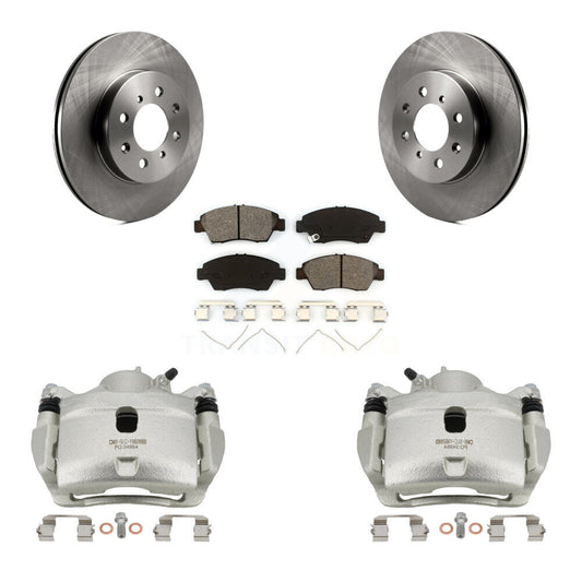 [Avant] Disque et plaquette de frein pour 2014 Honda Fit LX Sport DX KC8-100156S