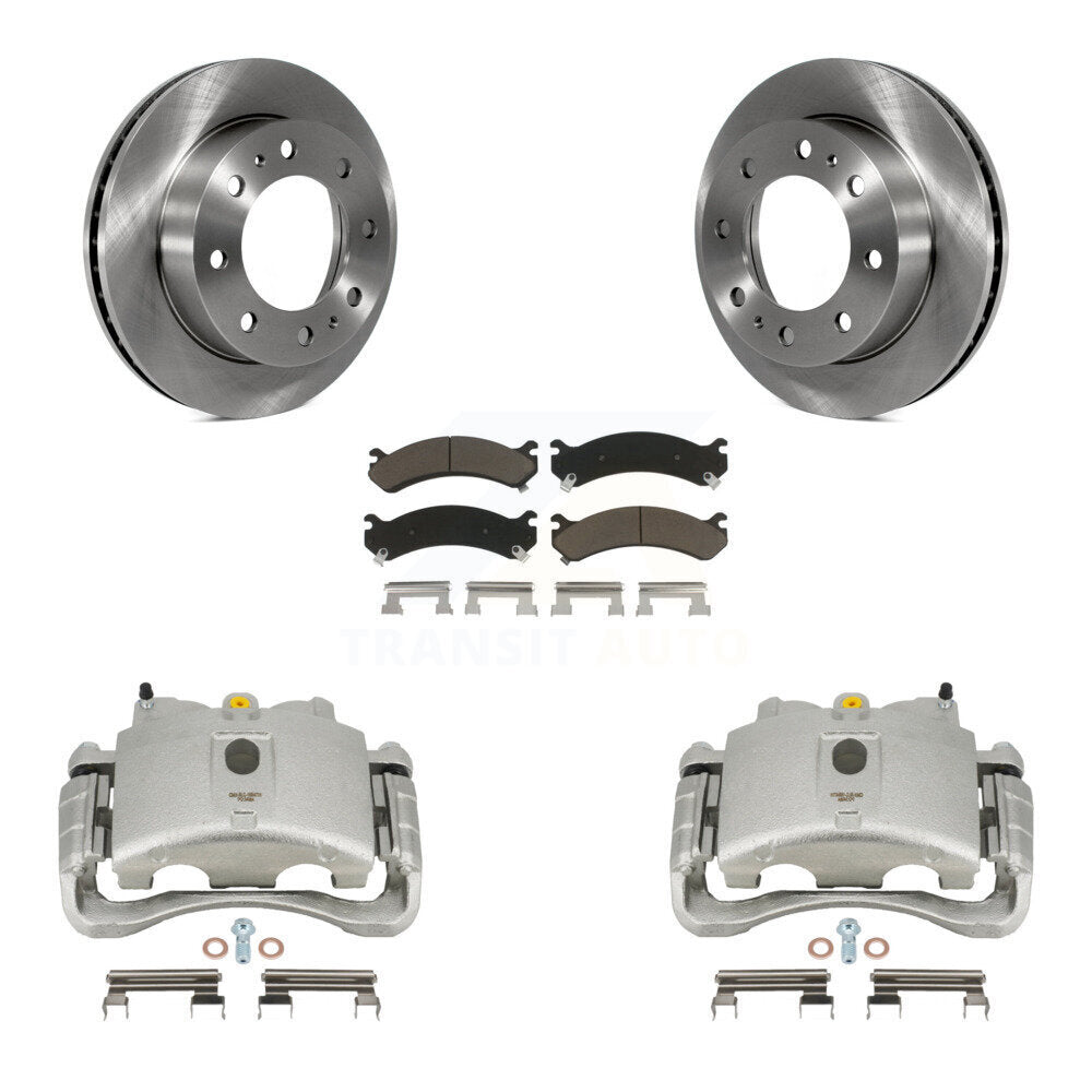 [Avant] Disque et plaquette de frein pour GMC Chevrolet Sierra 2500 HD Silverado H2 KC8-100158C