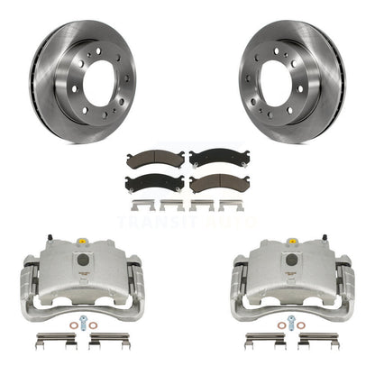 [Avant] Disque et plaquette de frein pour GMC Chevrolet Sierra 2500 HD Silverado H2 KC8-100158C