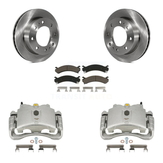 [Avant] Disque et plaquette de frein pour GMC Chevrolet Sierra 2500 HD Silverado H2 KC8-100158C