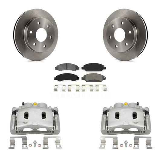 [Avant] Disque et plaquette de frein pour 07 GMC Sierra 1500 Disc rear brakes KC8-100181S