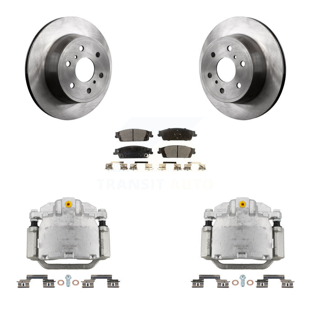 [Arrière] Disque et plaquette de frein pour GMC Chevrolet Sierra 1500 Silverado Tahoe KC8-100188T