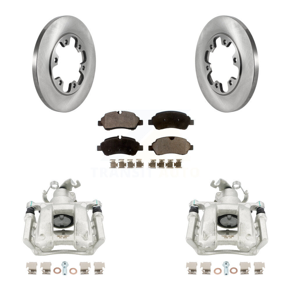 [Arrière] Disque et plaquette de frein pour 15-19 Ford Transit-350 HD With 6 Lug Wheels KC8-100213T