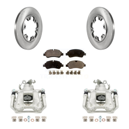 [Arrière] Disque et plaquette de frein pour 15-19 Ford Transit-350 HD With 6 Lug Wheels KC8-100213T