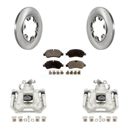 [Arrière] Disque et plaquette de frein pour 15-19 Ford Transit-350 HD With 6 Lug Wheels KC8-100213T