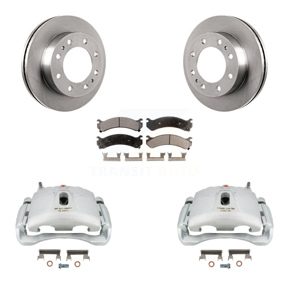 [Avant] Disque et plaquette de frein pour Chevrolet GMC Express 3500 Savana KC8-100216P