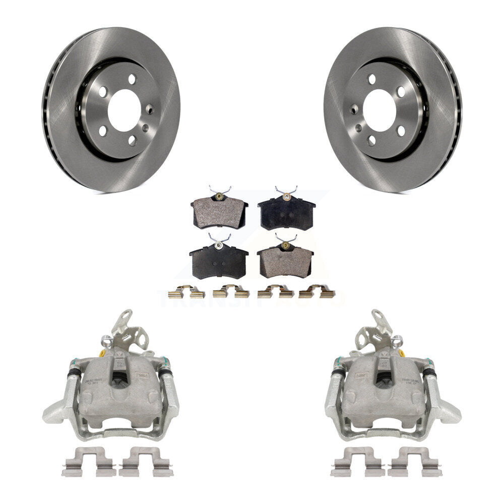 [Arrière] Disque et plaquette de frein pour 2005 Volkswagen Jetta 2.5L KC8-100222T