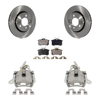 [Arrière] Disque et plaquette de frein pour 2005 Volkswagen Jetta 2.5L KC8-100222T