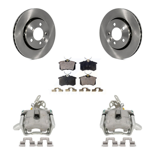 [Arrière] Disque et plaquette de frein pour 2005 Volkswagen Jetta 2.5L KC8-100222T