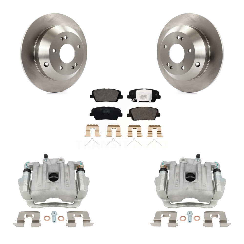 [Arrière] Disque et plaquette de frein pour 14-15 Kia Sorento With Red Painted Calipers KC8-100223T